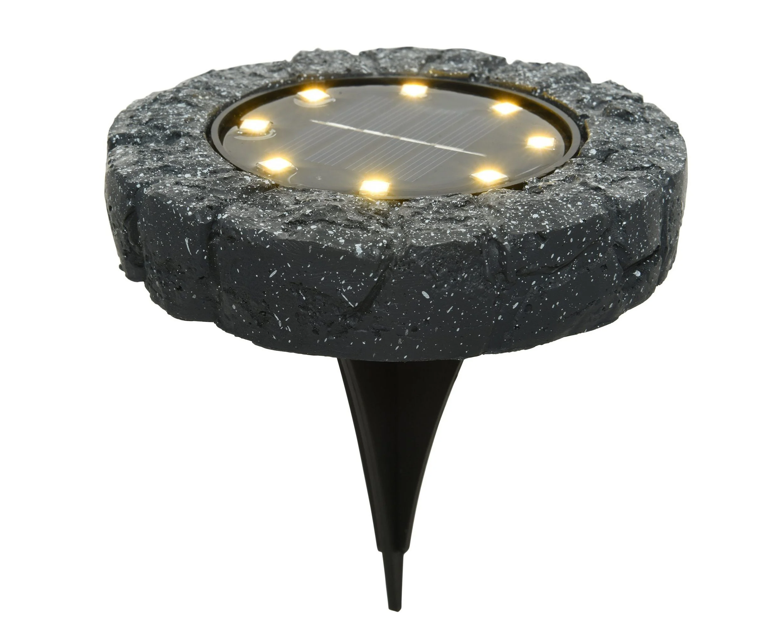 LUMINEO LED Solar-Bodenleuchte – warmweiß mit Erdspieß